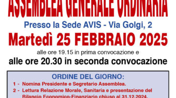 CONVOCAZIONE ASSEMBLEA GENERALE 2025